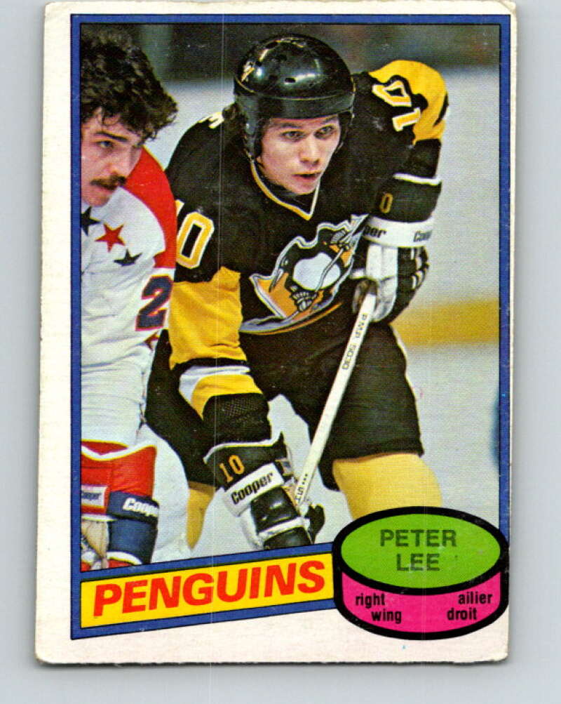 1980-81 O-Pee-Chee #278 Peter Lee Pittsburgh Penguins V39887