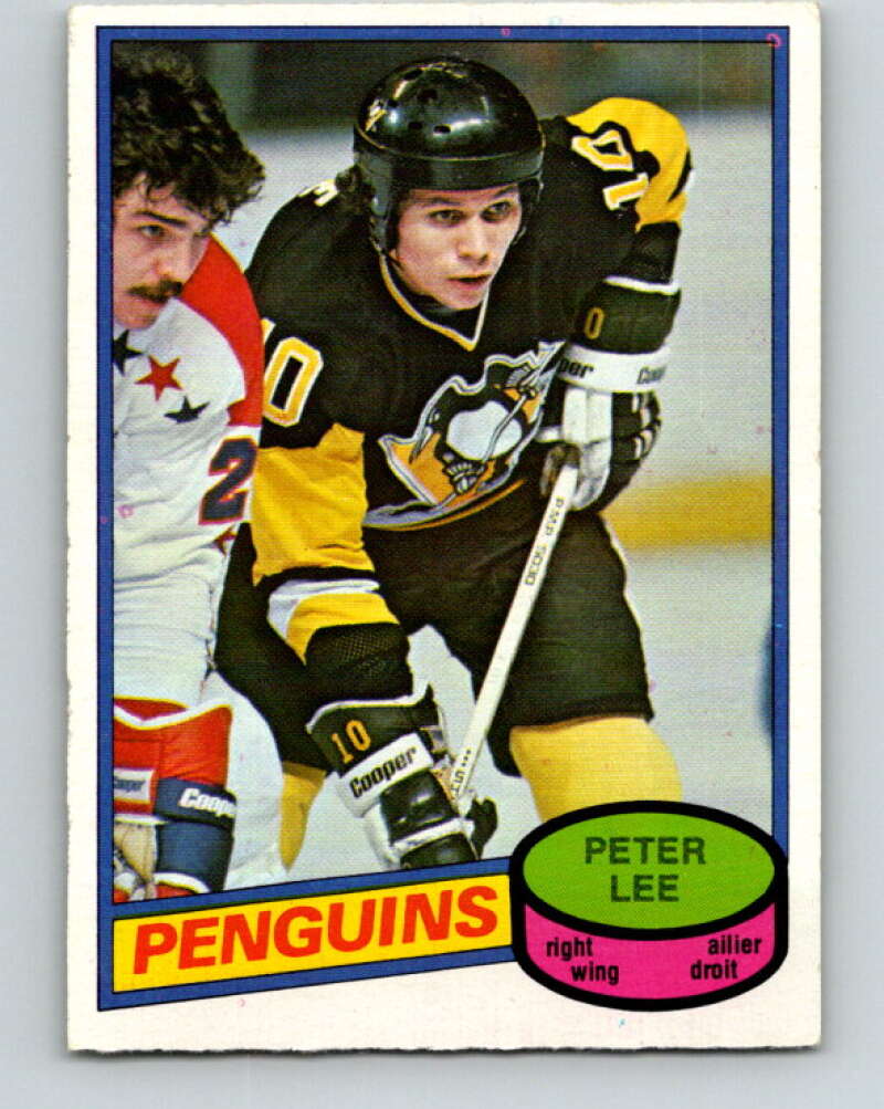 1980-81 O-Pee-Chee #278 Peter Lee Pittsburgh Penguins V39891
