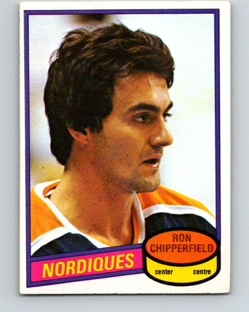 1980-81 O-Pee-Chee #280 Ron Chipperfield Quebec Nordiques V39899