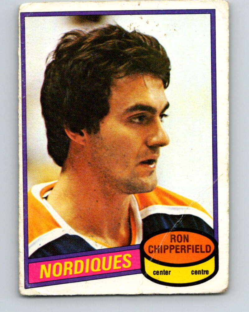 1980-81 O-Pee-Chee #280 Ron Chipperfield Quebec Nordiques V39903