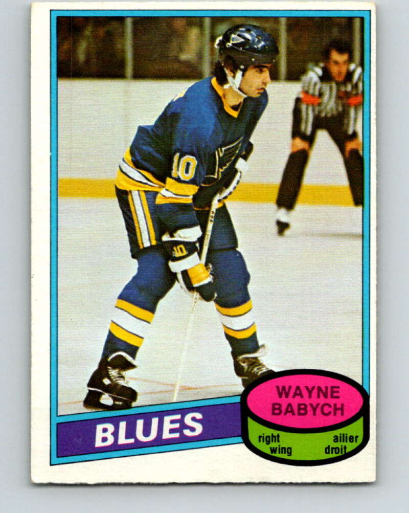 1980-81 O-Pee-Chee #281 Wayne Babych St. Louis Blues V39905