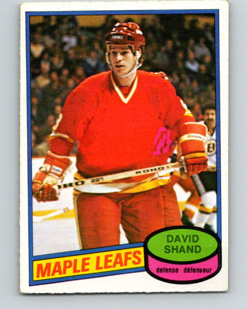 1980-81 O-Pee-Chee #282 David Shand Toronto Maple Leafs V39918