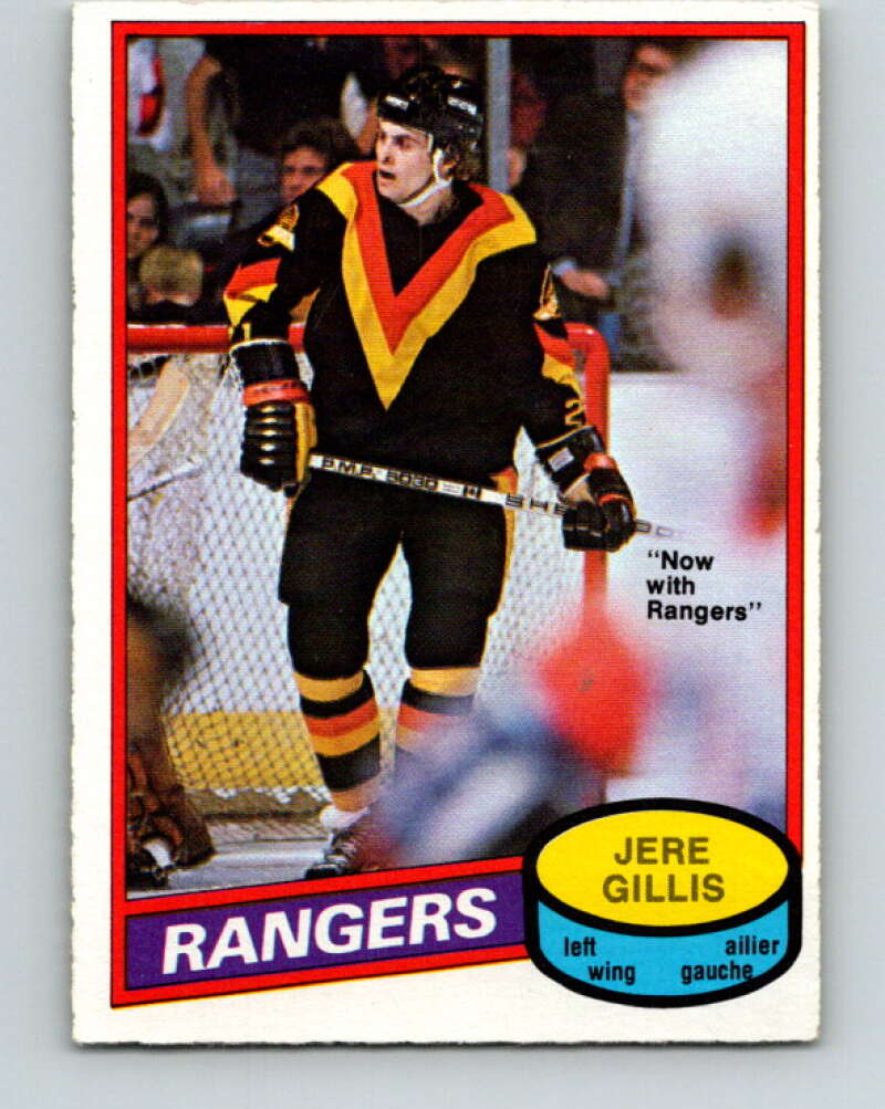 1980-81 O-Pee-Chee #283 Jere Gillis New York Rangers V39927