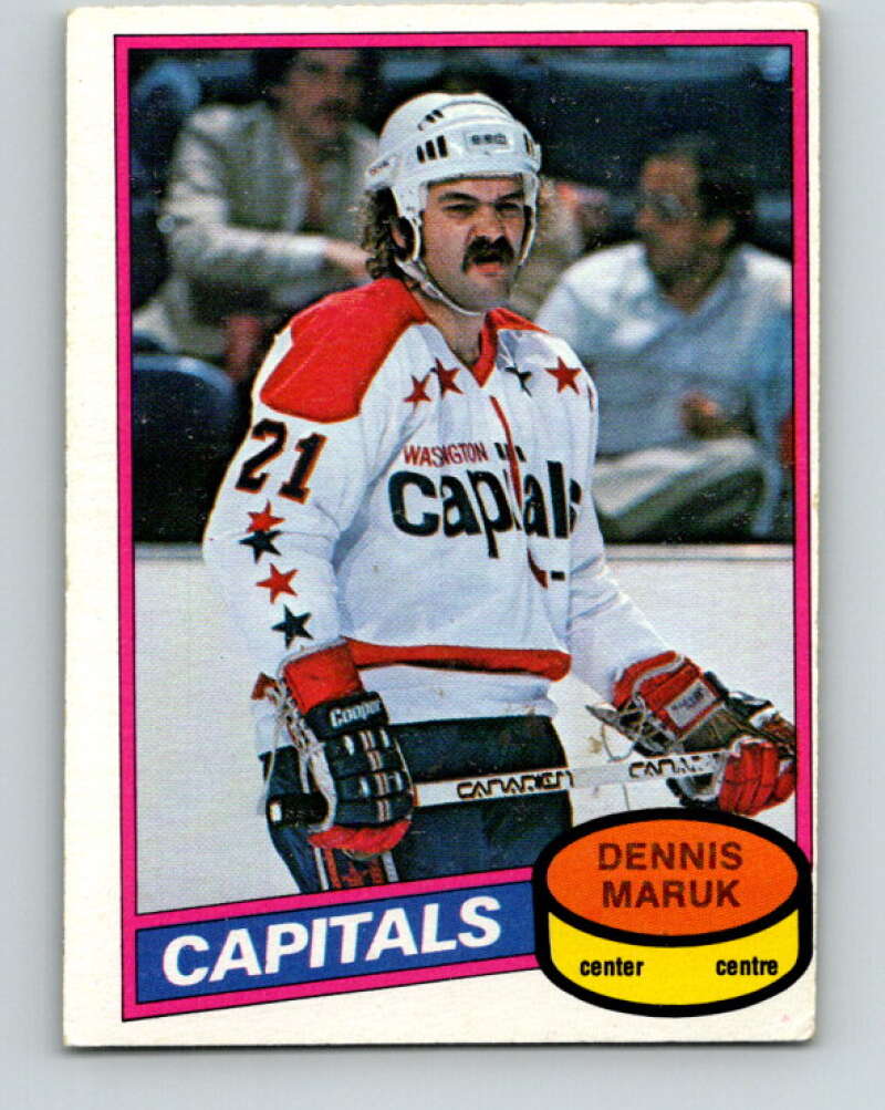 1980-81 O-Pee-Chee #284 Dennis Maruk Washington Capitals V39938