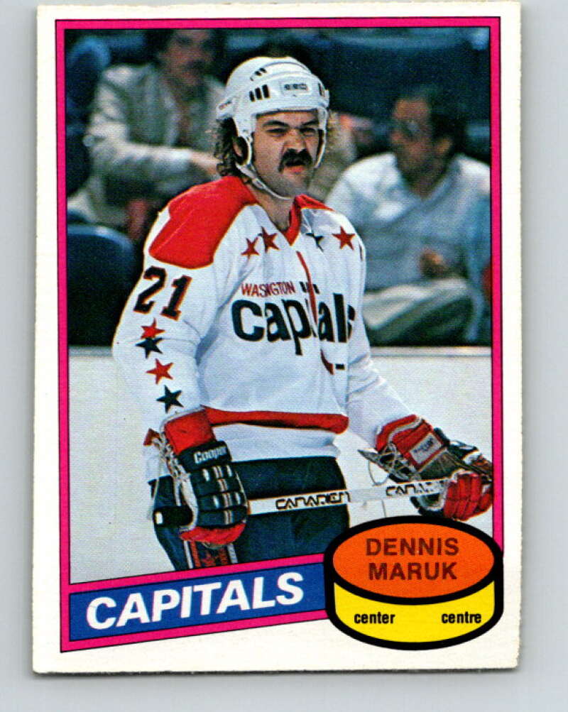1980-81 O-Pee-Chee #284 Dennis Maruk Washington Capitals V39940
