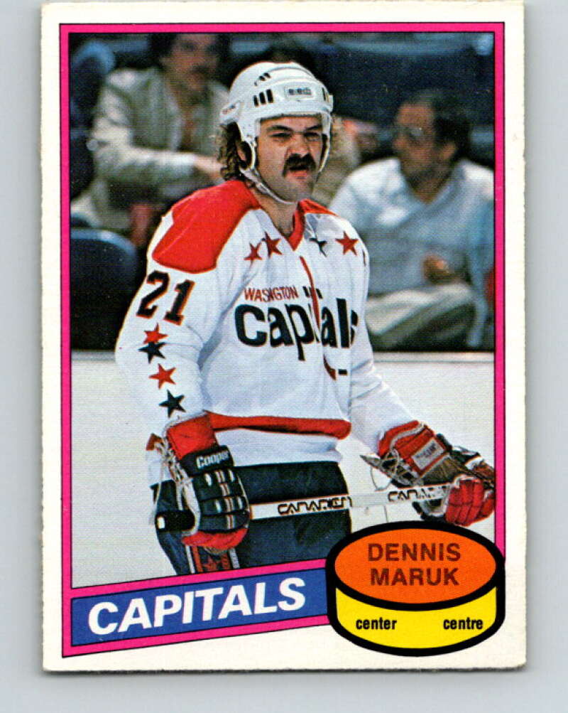 1980-81 O-Pee-Chee #284 Dennis Maruk Washington Capitals V39946