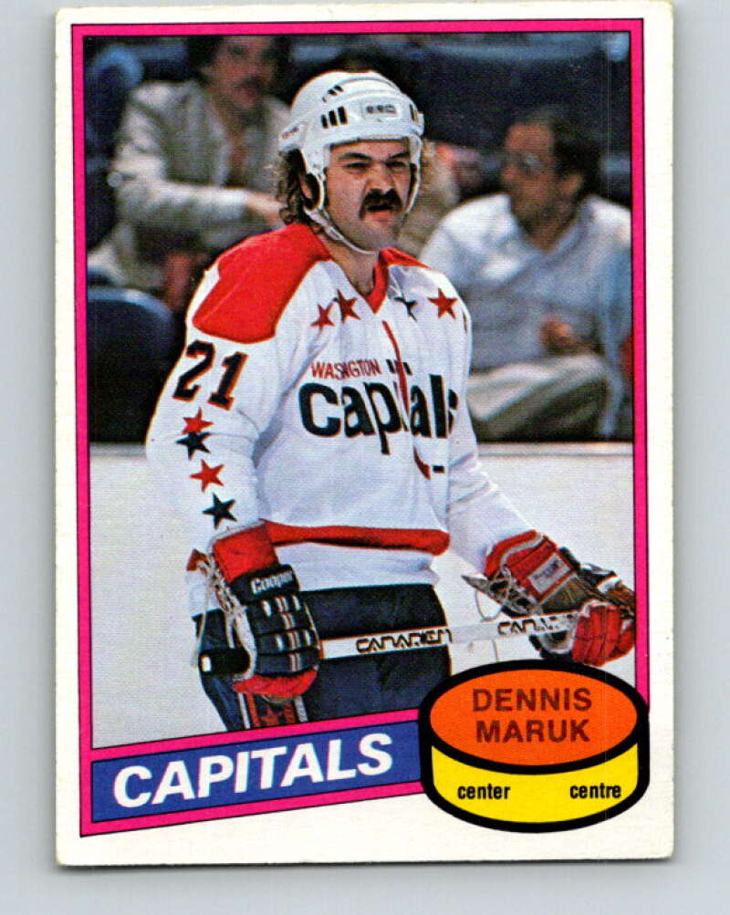 1980-81 O-Pee-Chee #284 Dennis Maruk Washington Capitals V39948
