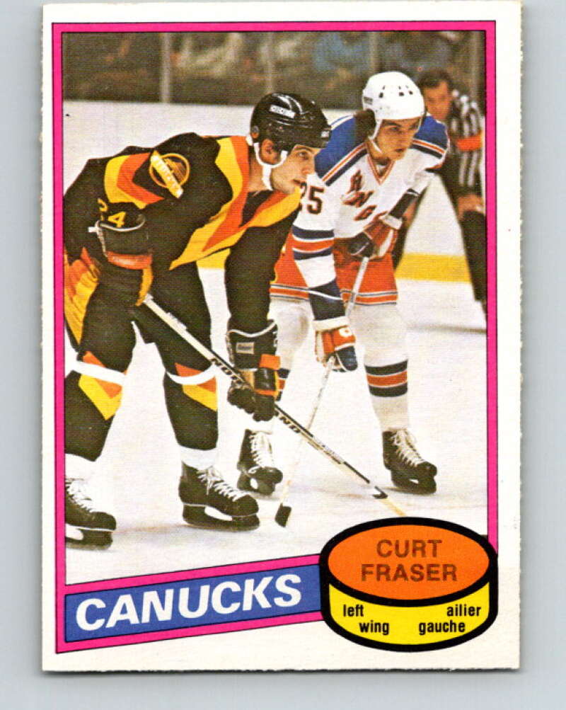 1980-81 O-Pee-Chee #287 Curt Fraser Vancouver Canucks V39987