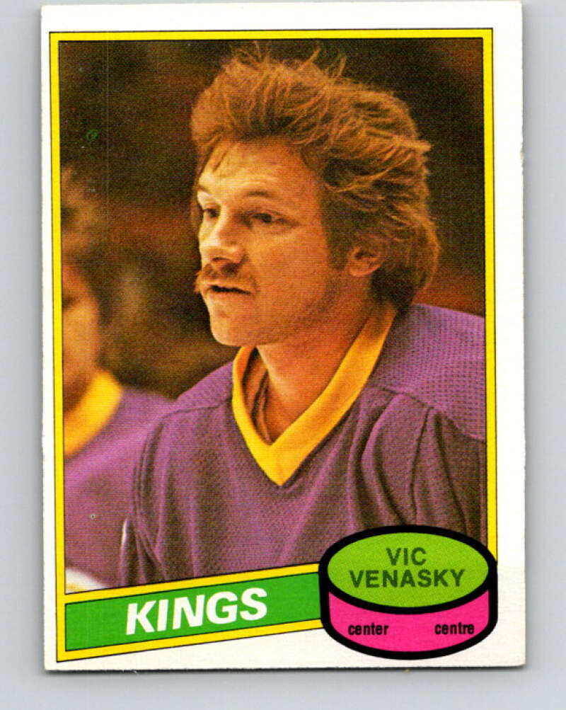 1980-81 O-Pee-Chee #290 Vic Venasky Los Angeles Kings V40004