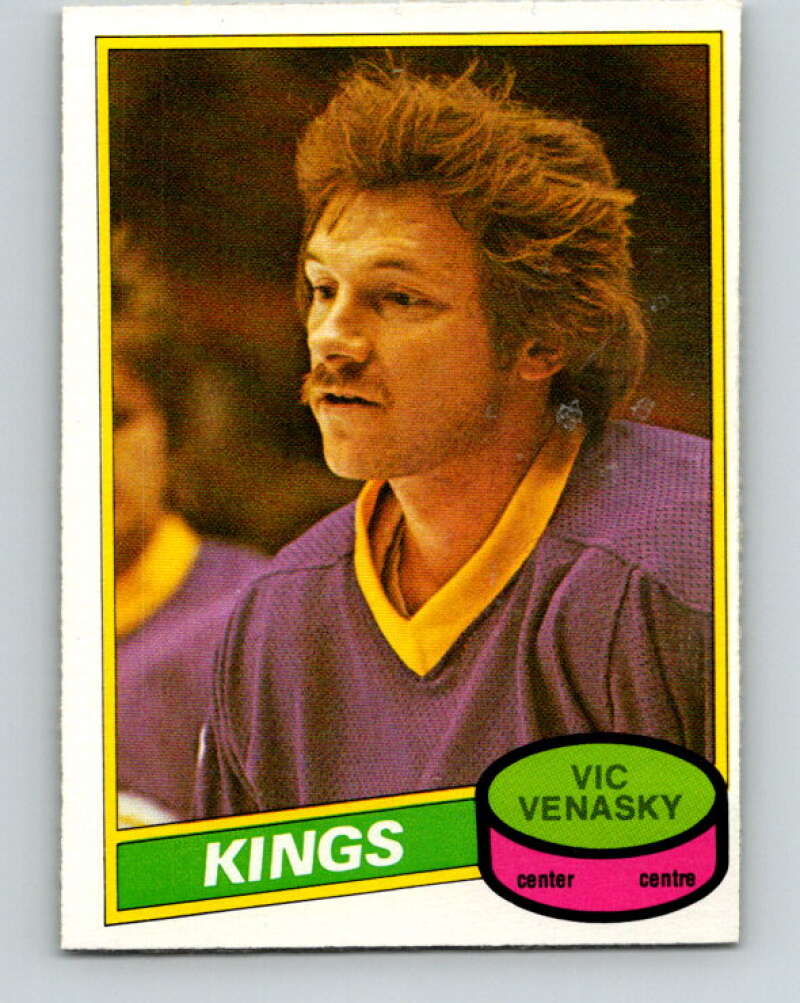 1980-81 O-Pee-Chee #290 Vic Venasky Los Angeles Kings V40006