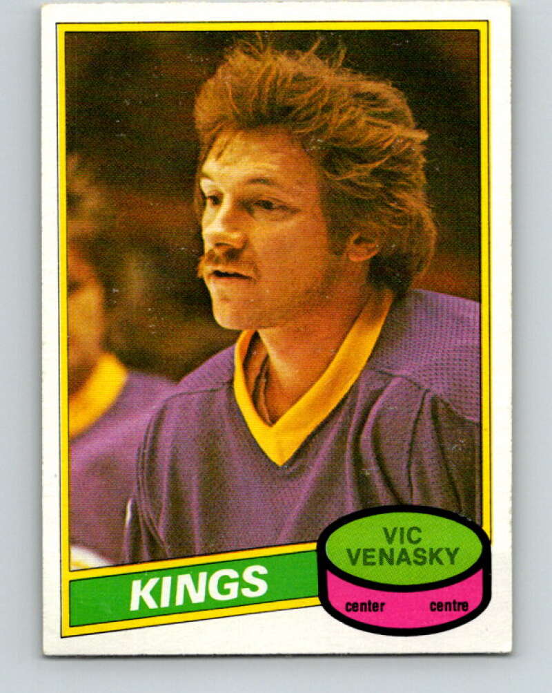 1980-81 O-Pee-Chee #290 Vic Venasky Los Angeles Kings V40007