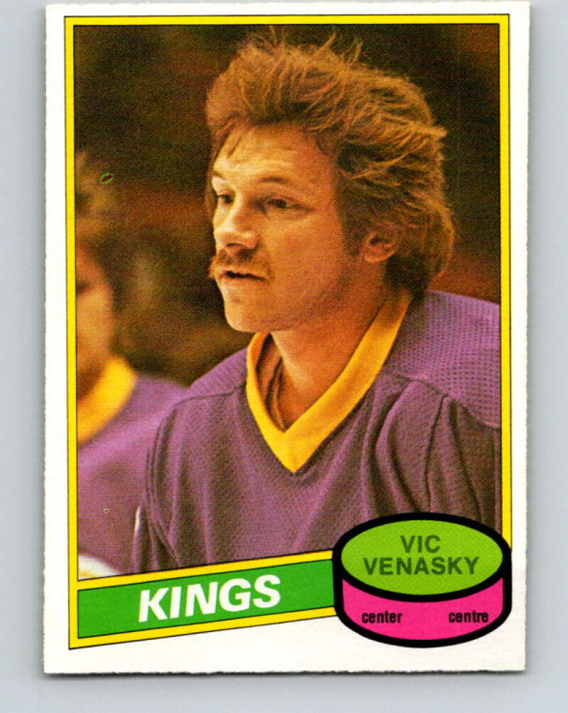 1980-81 O-Pee-Chee #290 Vic Venasky Los Angeles Kings V40008
