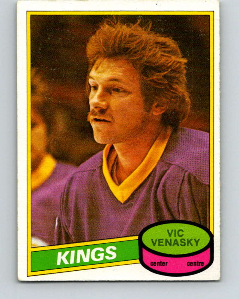 1980-81 O-Pee-Chee #290 Vic Venasky Los Angeles Kings V40009