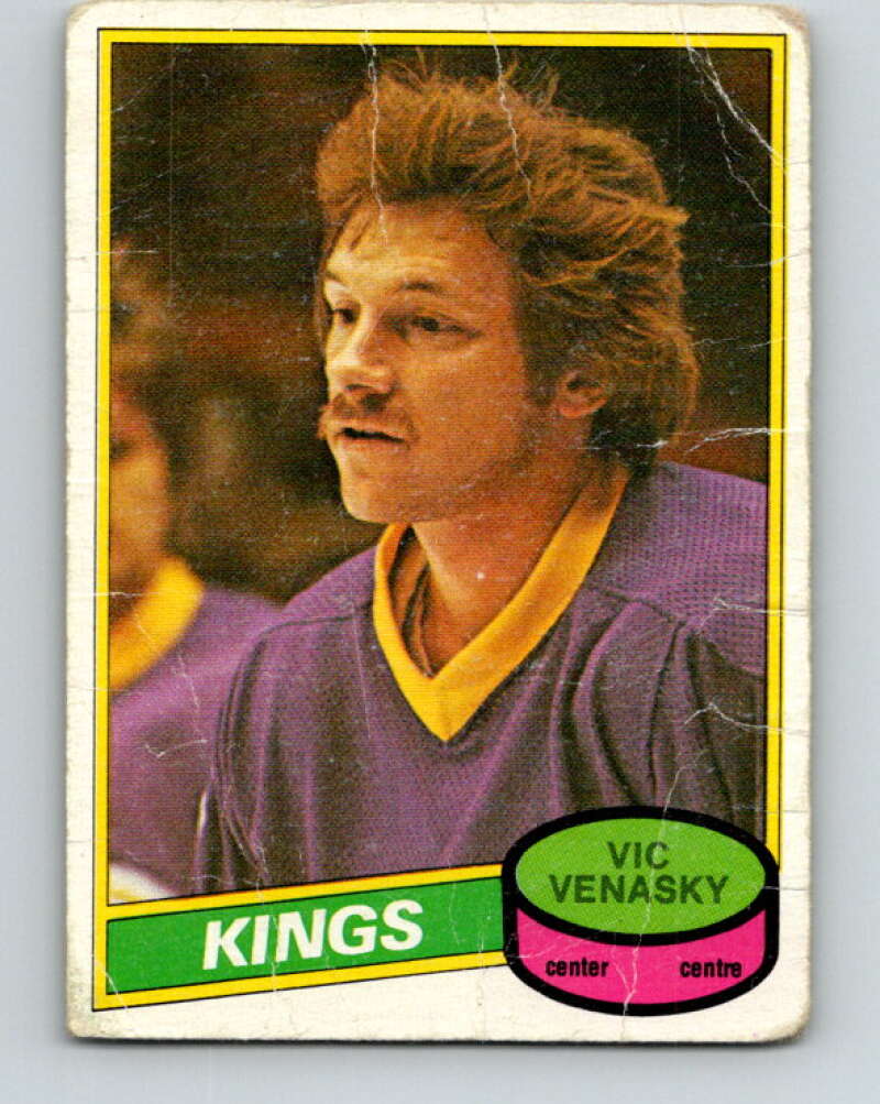 1980-81 O-Pee-Chee #290 Vic Venasky Los Angeles Kings V40010