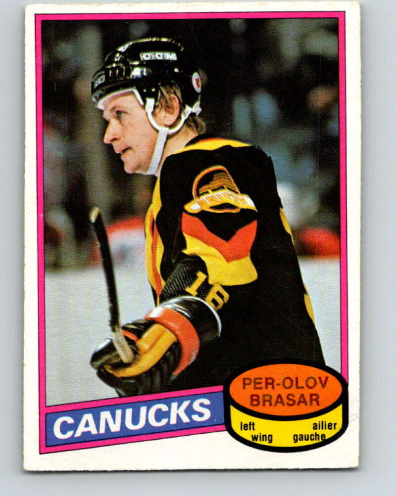 1980-81 O-Pee-Chee #291 Per-Olov Brasar Vancouver Canucks V40012