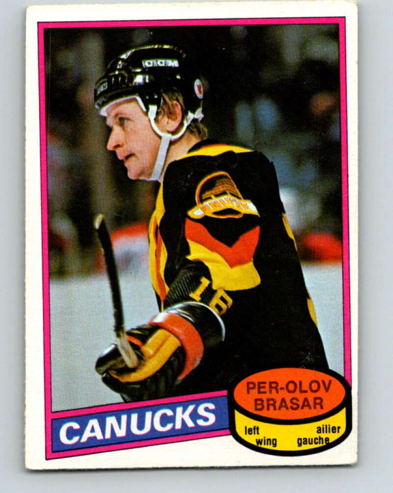 1980-81 O-Pee-Chee #291 Per-Olov Brasar Vancouver Canucks V40014