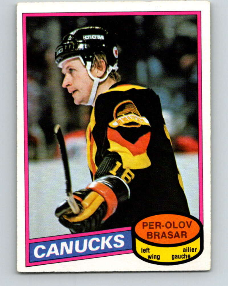 1980-81 O-Pee-Chee #291 Per-Olov Brasar Vancouver Canucks V40015