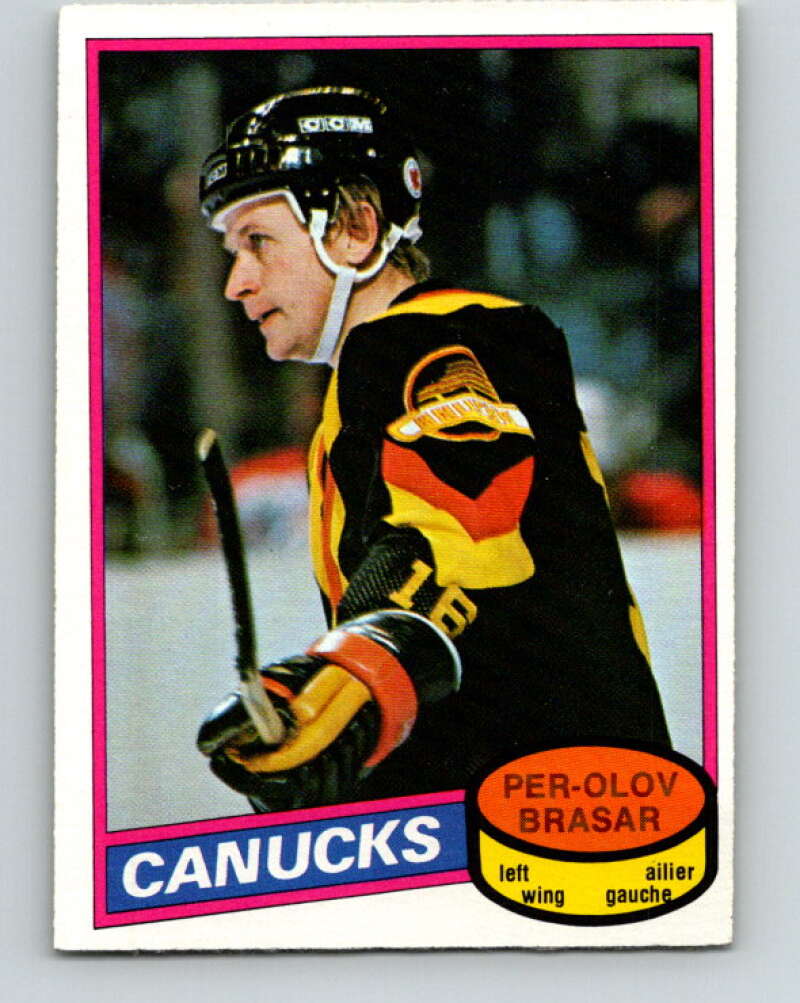 1980-81 O-Pee-Chee #291 Per-Olov Brasar Vancouver Canucks V40017