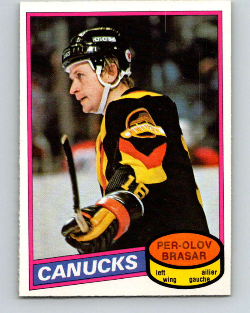 1980-81 O-Pee-Chee #291 Per-Olov Brasar Vancouver Canucks V40018