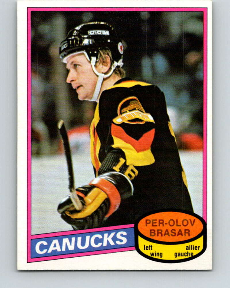 1980-81 O-Pee-Chee #291 Per-Olov Brasar Vancouver Canucks V40022