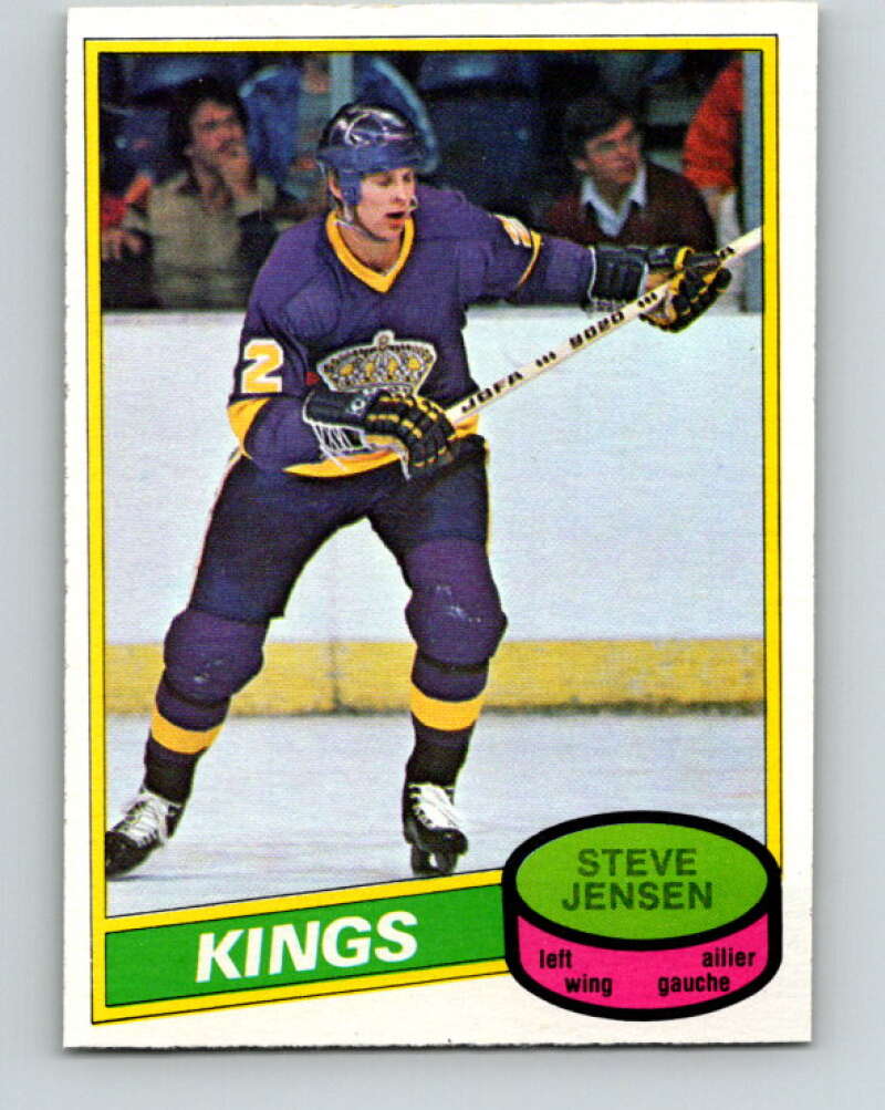 1980-81 O-Pee-Chee #294 Steve Jensen Los Angeles Kings V40025