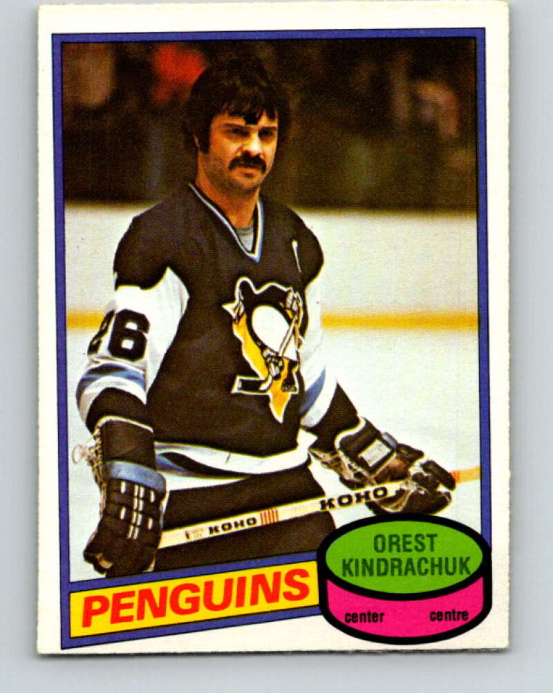 1980-81 O-Pee-Chee #292 Orest Kindrachuk Pittsburgh Penguins V40027