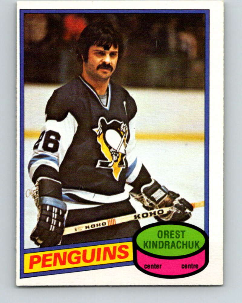 1980-81 O-Pee-Chee #292 Orest Kindrachuk Pittsburgh Penguins V40033