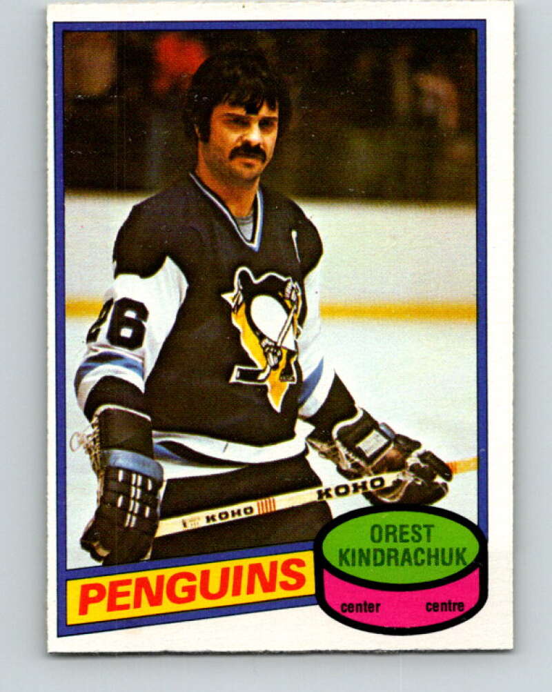 1980-81 O-Pee-Chee #292 Orest Kindrachuk Pittsburgh Penguins V40038