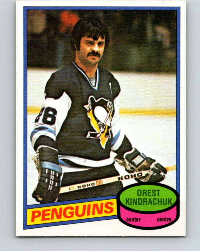 1980-81 O-Pee-Chee #292 Orest Kindrachuk Pittsburgh Penguins V40040