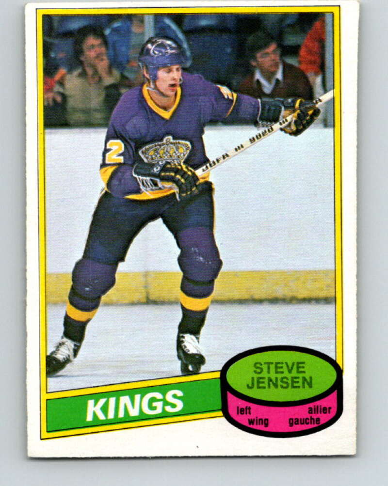 1980-81 O-Pee-Chee #294 Steve Jensen Los Angeles Kings V40051