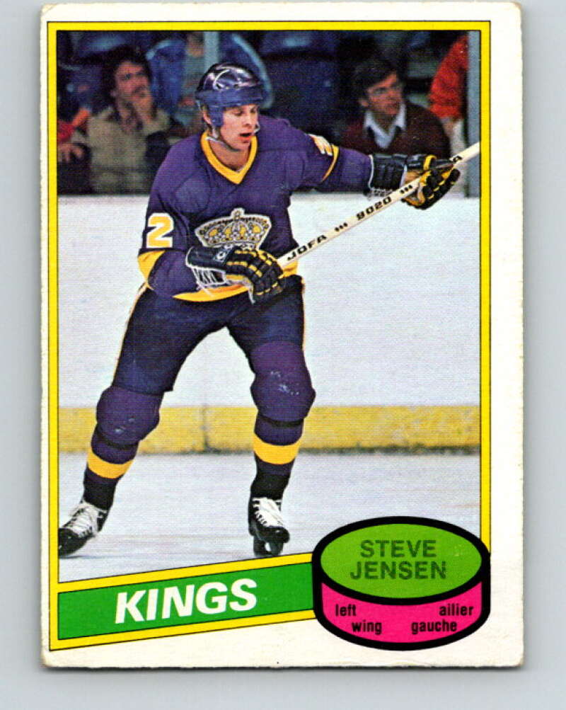 1980-81 O-Pee-Chee #294 Steve Jensen Los Angeles Kings V40052