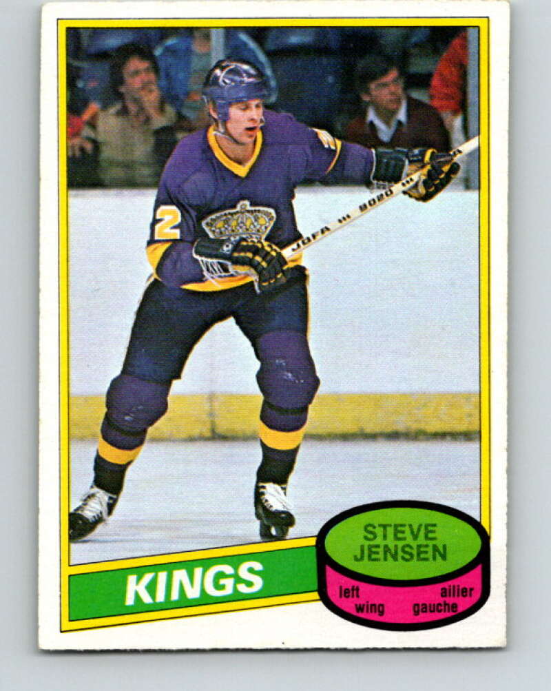 1980-81 O-Pee-Chee #294 Steve Jensen Los Angeles Kings V40053