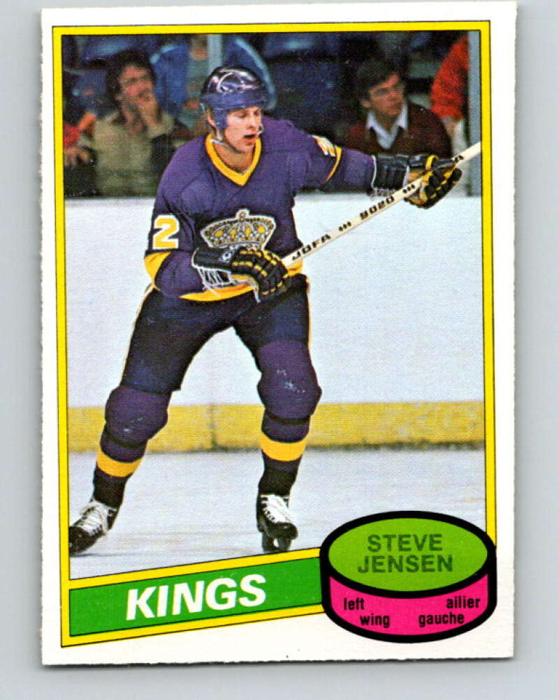 1980-81 O-Pee-Chee #294 Steve Jensen Los Angeles Kings V40055