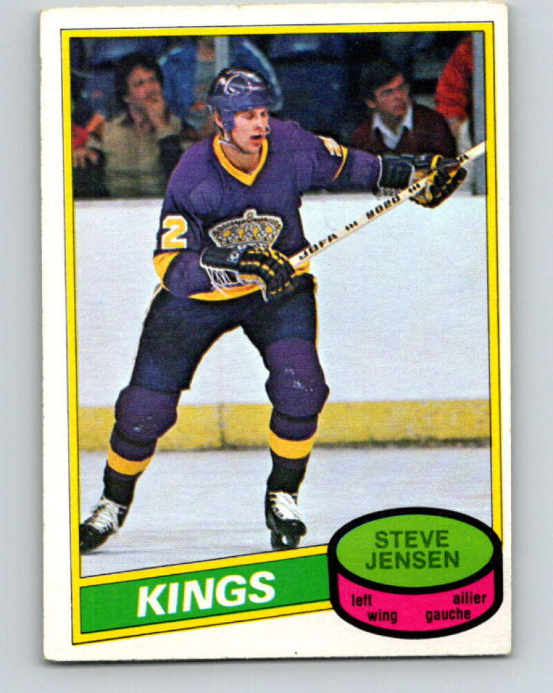 1980-81 O-Pee-Chee #294 Steve Jensen Los Angeles Kings V40056