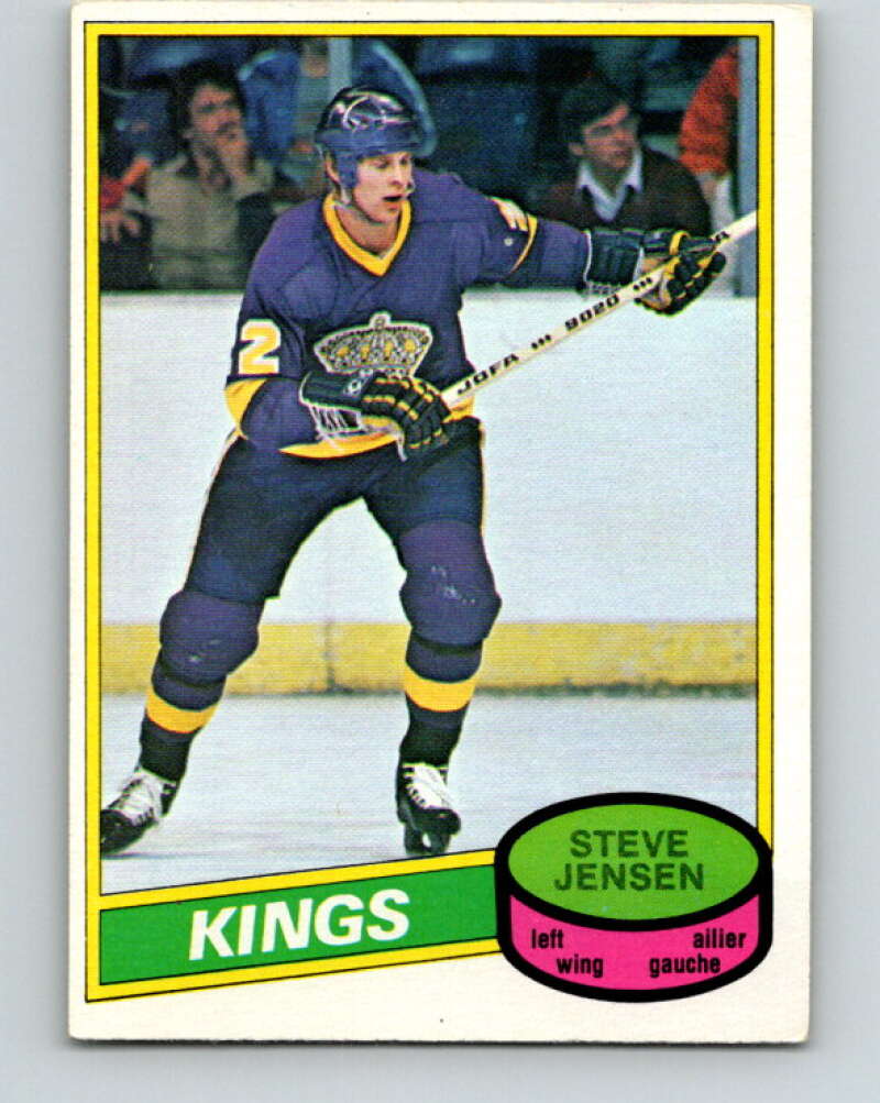 1980-81 O-Pee-Chee #294 Steve Jensen Los Angeles Kings V40057