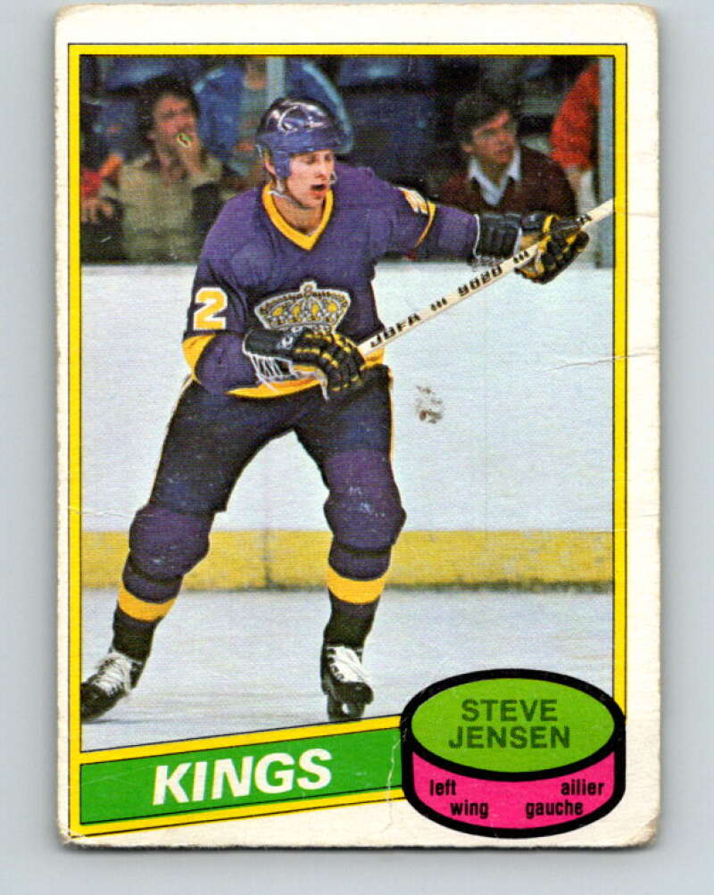 1980-81 O-Pee-Chee #294 Steve Jensen Los Angeles Kings V40058