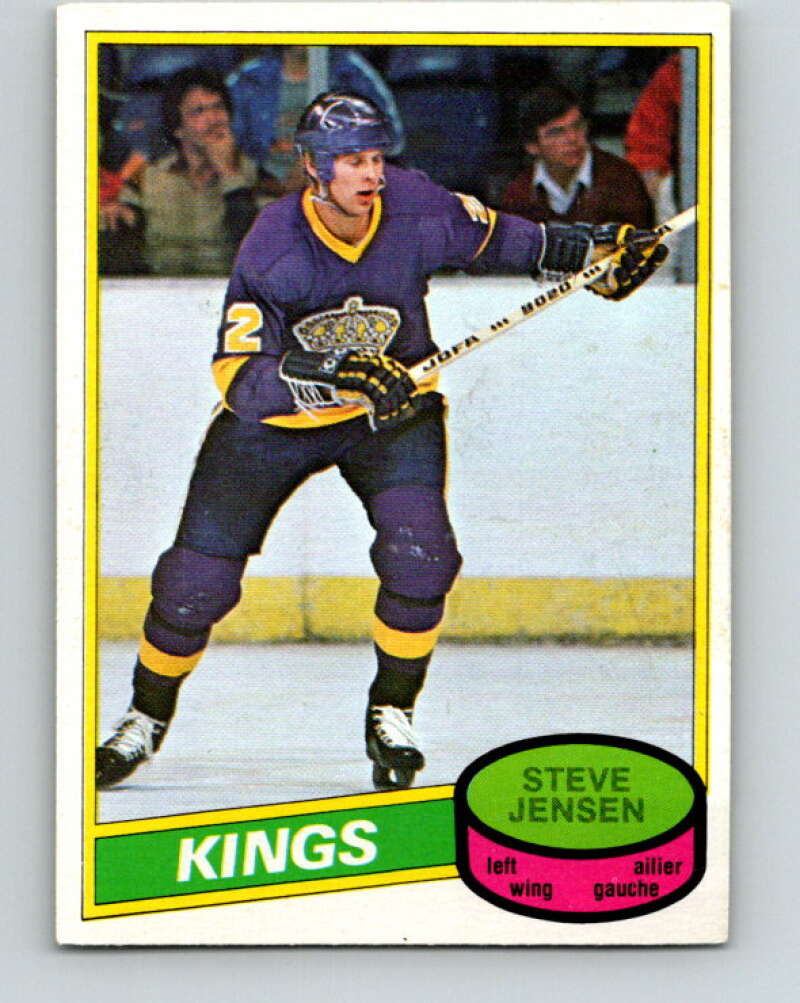 1980-81 O-Pee-Chee #294 Steve Jensen Los Angeles Kings V40059