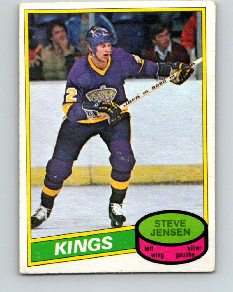1980-81 O-Pee-Chee #294 Steve Jensen Los Angeles Kings V40060