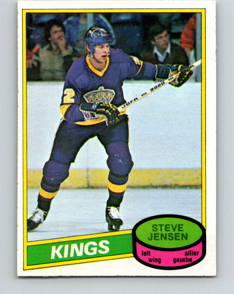 1980-81 O-Pee-Chee #294 Steve Jensen Los Angeles Kings V40061