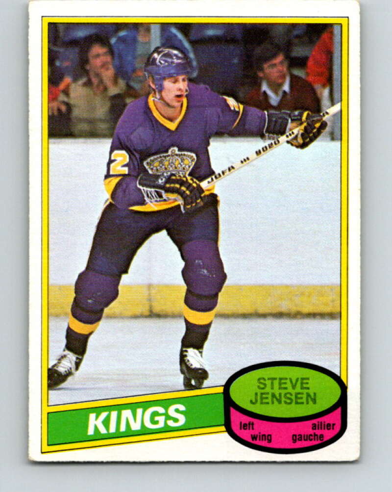 1980-81 O-Pee-Chee #294 Steve Jensen Los Angeles Kings V40062