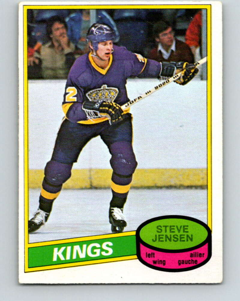 1980-81 O-Pee-Chee #294 Steve Jensen Los Angeles Kings V40063