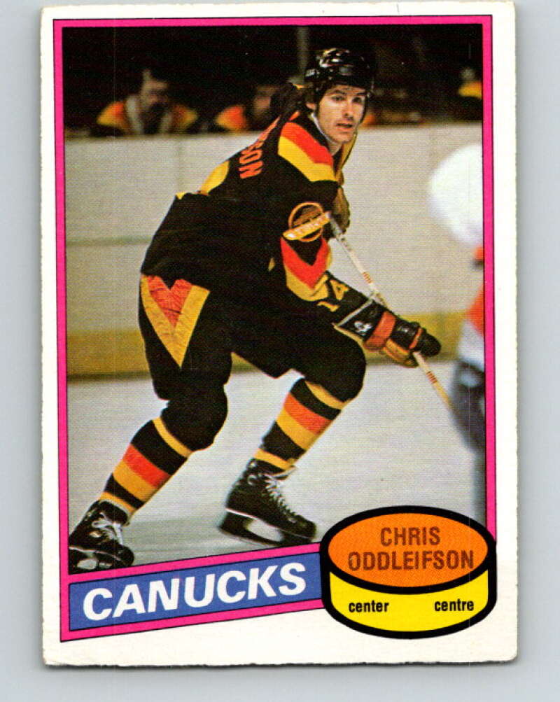 1980-81 O-Pee-Chee #295 Chris Oddleifson Vancouver Canucks V40070