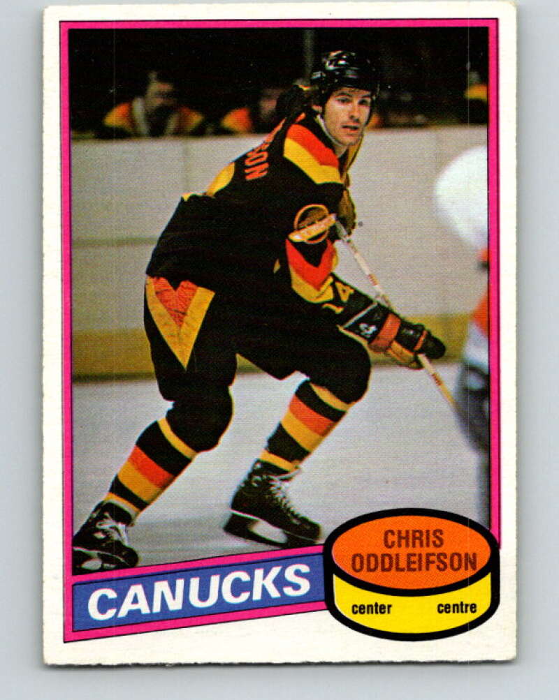 1980-81 O-Pee-Chee #295 Chris Oddleifson Vancouver Canucks V40071