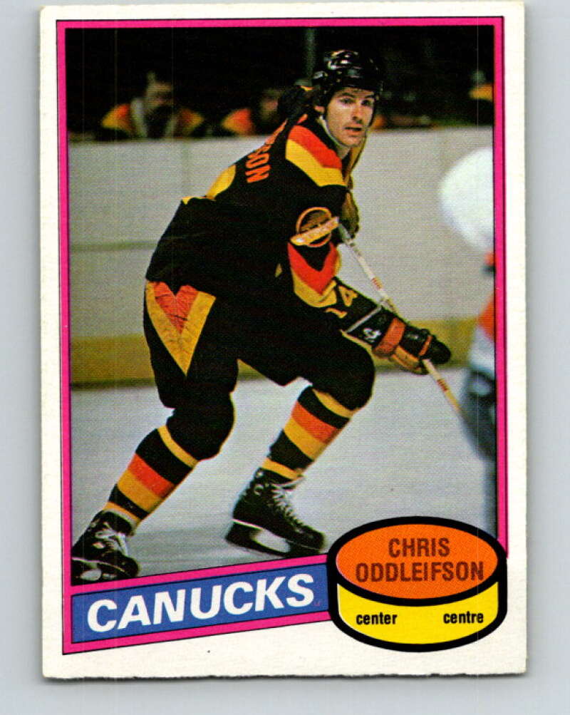 1980-81 O-Pee-Chee #295 Chris Oddleifson Vancouver Canucks V40073