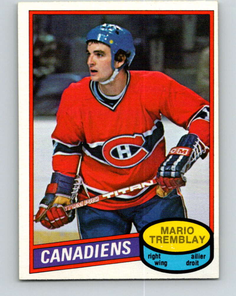 1980-81 O-Pee-Chee #297 Mario Tremblay Montreal Canadiens V40089