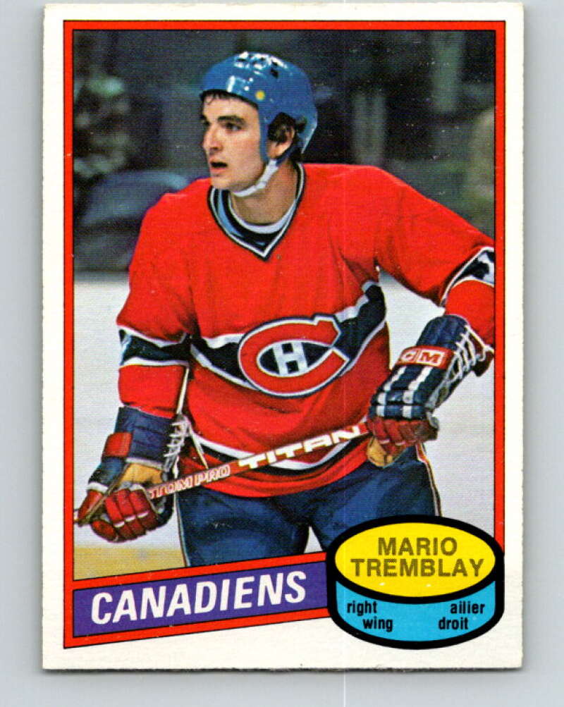 1980-81 O-Pee-Chee #297 Mario Tremblay Montreal Canadiens V40090