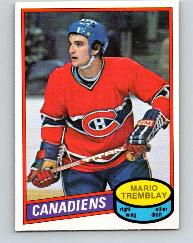 1980-81 O-Pee-Chee #297 Mario Tremblay Montreal Canadiens V40091