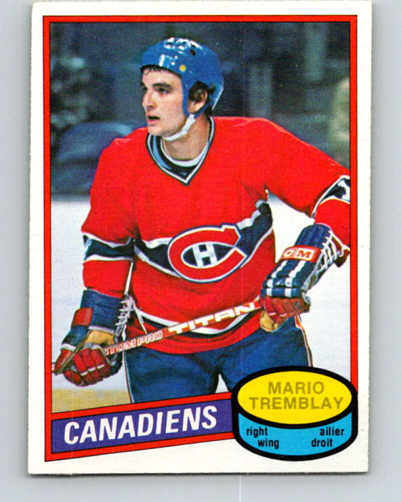 1980-81 O-Pee-Chee #297 Mario Tremblay Montreal Canadiens V40095