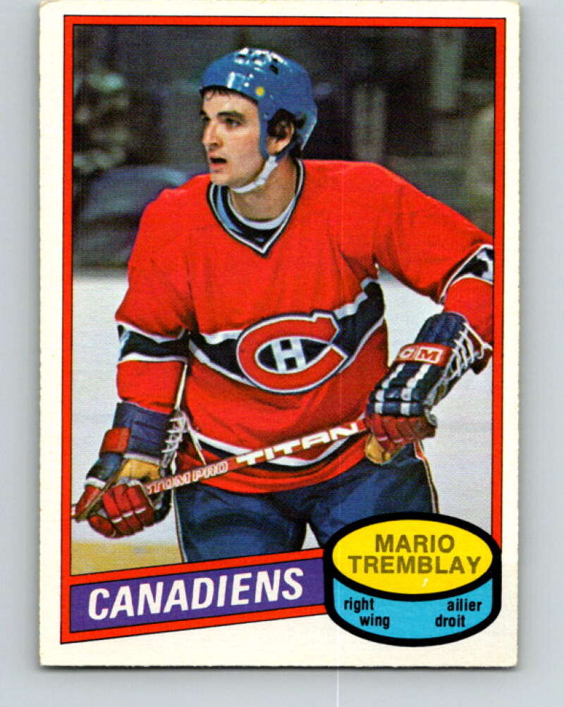 1980-81 O-Pee-Chee #297 Mario Tremblay Montreal Canadiens V40097