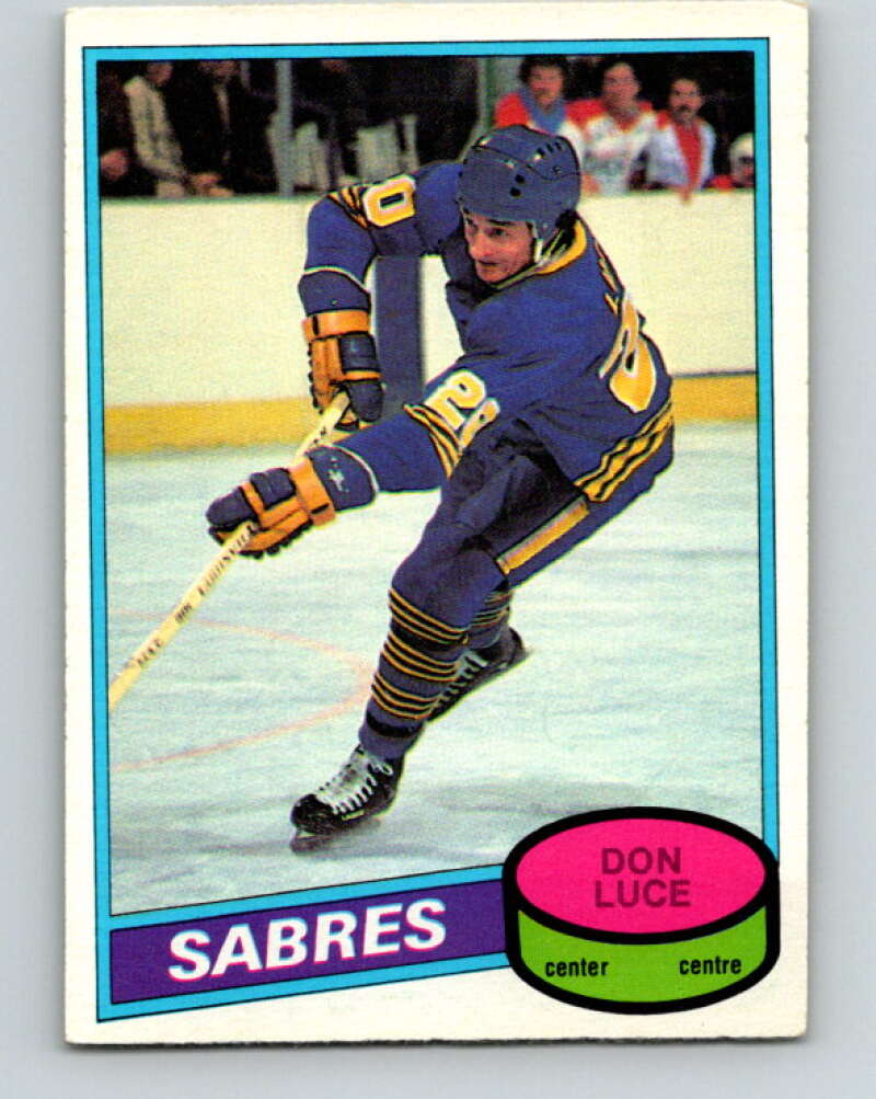 1980-81 O-Pee-Chee #302 Don Luce Buffalo Sabres V40148